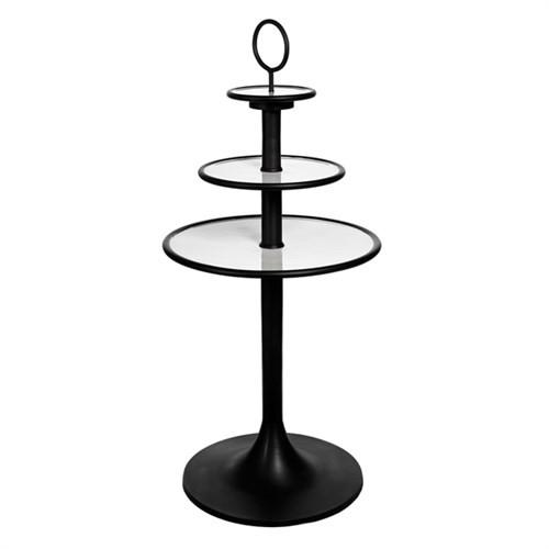 TABLE CAKE STAND BLACK/WHITE