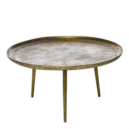 COFFEE TABLE ANTIQUE BRASS