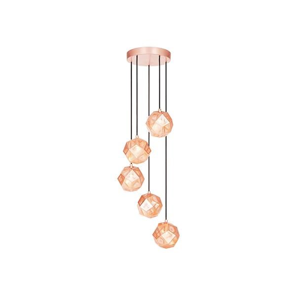 ETCH MINI CHANDELIER COPPER TOM DIXON