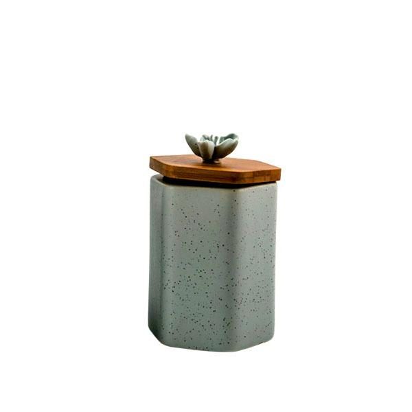 BLUE FLOWER JAR S
