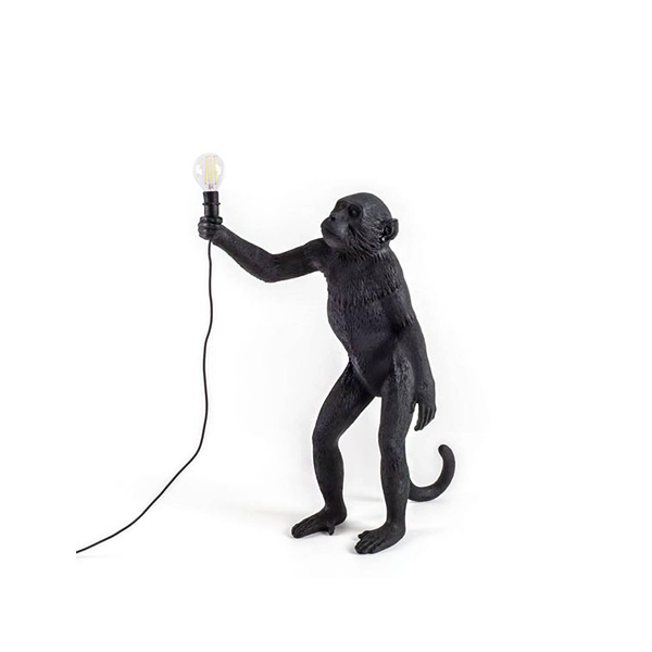 СТОЯЩА ЛАМПА THE MONKEY BLACK OUTDOOR SELETTI