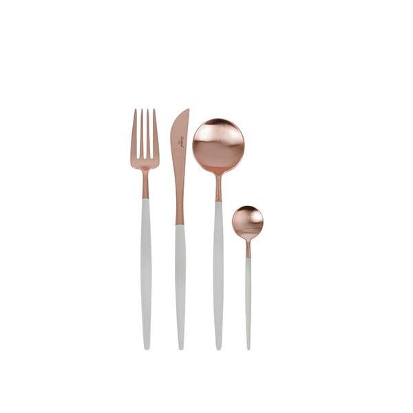 ПРИБОРИ ЗА ХРАНЕНЕ GOA WHITE COPPER CUTIPOL