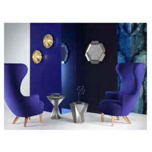 WINGBACK CHAIR COPPER LEG HALLINGDAL TOM DIXON
