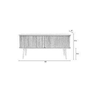 Нисък шкаф Barbier Sideboard Walnut Zuiver
