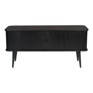 Нисък шкаф Barbier Sideboard Black Zuiver