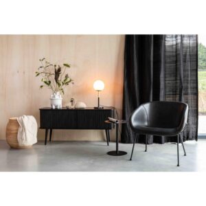 Нисък шкаф Barbier Sideboard Black Zuiver