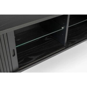 Нисък шкаф Barbier Sideboard Black Zuiver