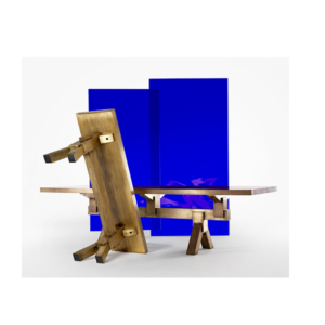 MASS DINING TABLE BRASS TOM DIXON