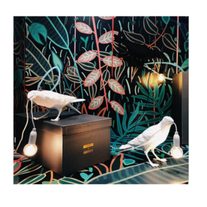 НАСТОЛНА ЛАМПА BIRD WAITING SELETTI
