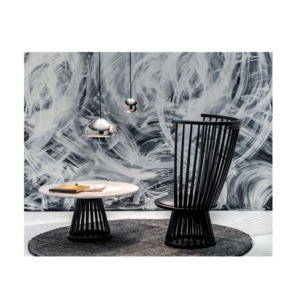 FAN TABLE BLACK BIRCH TOM DIXON