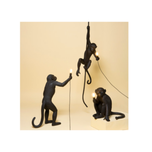 СТОЯЩА ЛАМПА THE MONKEY BLACK OUTDOOR SELETTI
