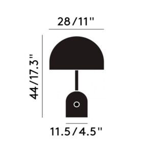 НАСТОЛНА ЛАМПА BELL CHROME TOM DIXON