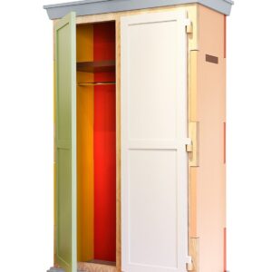 PAPER CUPBOARD PATCHWORK MOOOI