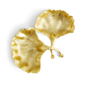 ПЛАТО NEW LEAVES GINKGO DOUBLE COMPARTMENT DISH