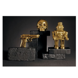 Декорация Gold Skull Seletti