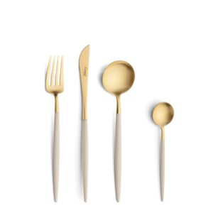 Прибори за хранене Goa Ivory Gold Cutipol