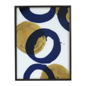ПОДНОС GOLD AND BLUE HALOS