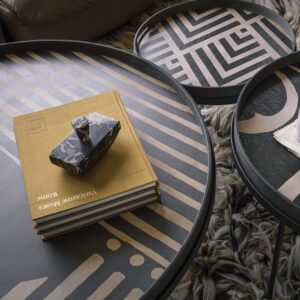 ПОДНОС GRAPHITE CHEVRON