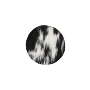 ПОДЛОЖКА ЗА ЧАША COW ROUND BLACK/WHITE
