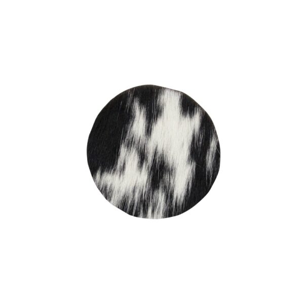 ПОДЛОЖКА ЗА ЧАША COW ROUND BLACK/WHITE