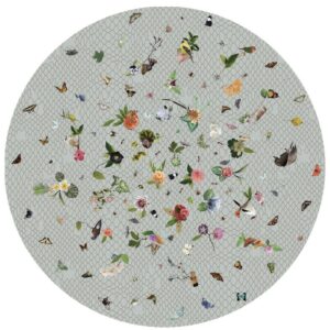 Килим Garden of Eden Light Grey Small Polyamide Moooi