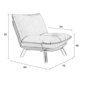Стол Lazy Sack Lounge LL Brown Zuiver