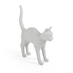 НАСТОЛНА ЛАМПА JOBBY THE CAT WHITE SELETTI