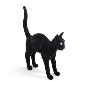 НАСТОЛНА ЛАМПА JOBBY THE CAT BLACK SELETTI