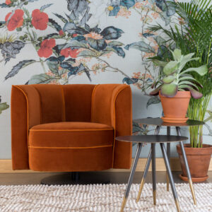 КРЕСЛО FLOWER ORANGE DUTCHBONE