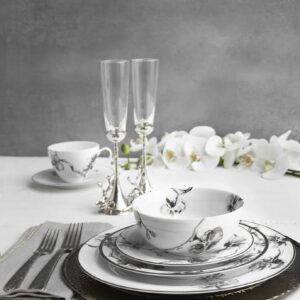 Комплект чинии и чаша Black Orchid – 5 части