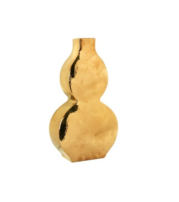 ВАЗА FLAT GOURD GOLDEN M