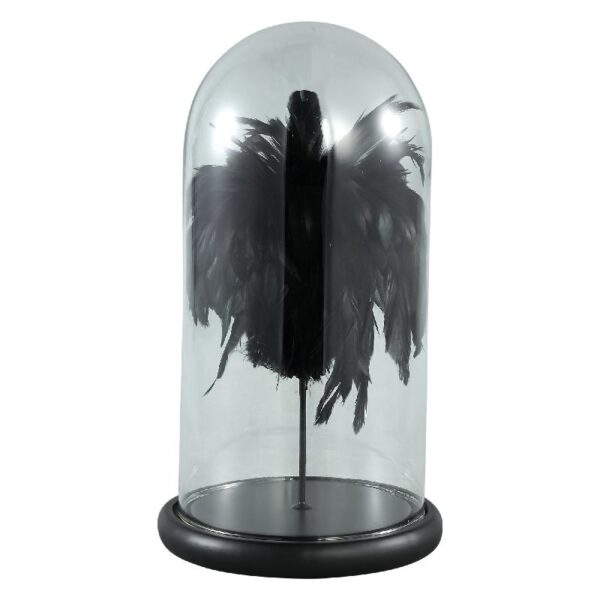 ZEPP BELL JAR BLACK FEATHER M