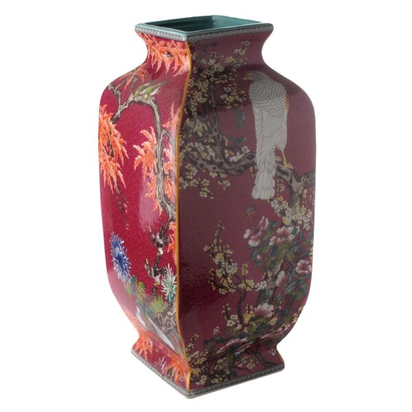 ВАЗА SQUARE CHINESE ART PURPLE