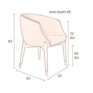 СТОЛ DOLLY OCHRE DUTCHBONE