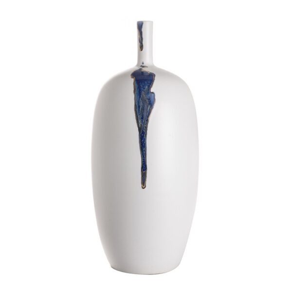 ВАЗА LONG BLUE WHITE GOLD
