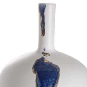 ВАЗА LONG BLUE WHITE GOLD