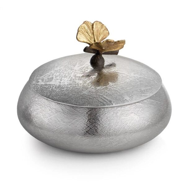 Кръгла кутия Butterfly Ginkgo