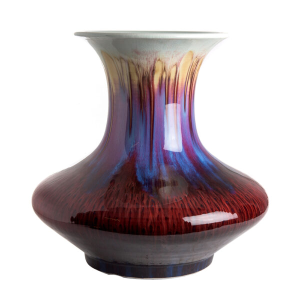 ВАЗА JAR FLAT OX BLOOD DRIPPING