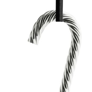 Коледна украса Twist Candy Cane Silver