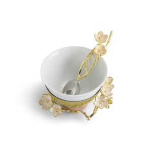 Купа с лъжица Cherry Blossom Porcelain Small