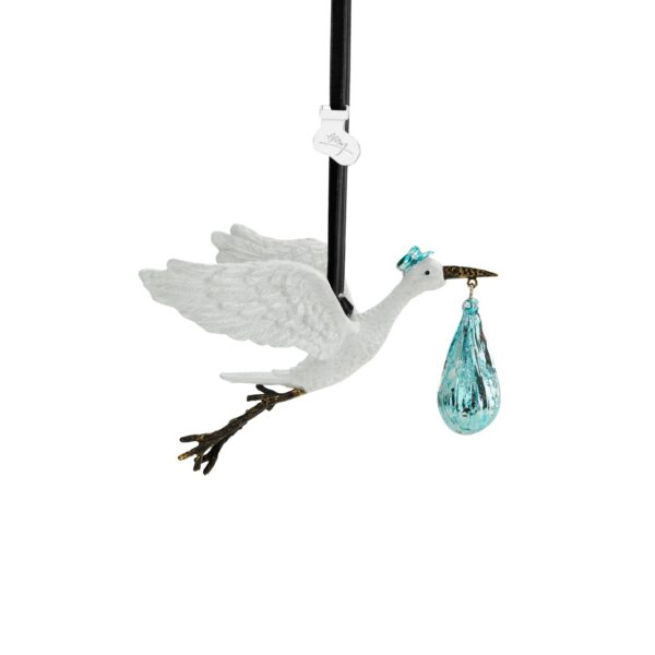 Коледна украса Stork Blue