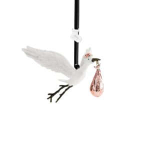 Коледна украса Stork Pink