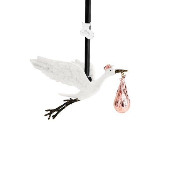 Коледна украса Stork Pink