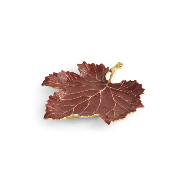 Плато Vine Red Grape Leaf