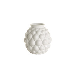 Ваза Bubbles Ceramic M White Matte