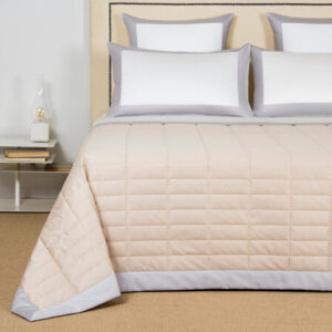 Покривка за легло Rectangular Light Savage Beige/Cliff Grey 260x270