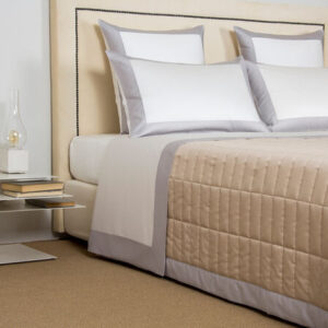 Покривка за легло Rectangular Light Savage Beige/Cliff Grey 260x270