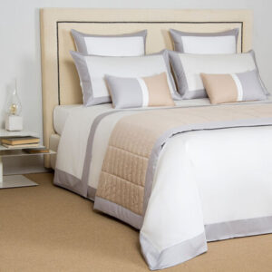 Покривка за легло Rectangular Light Savage Beige/Cliff Grey 260x270