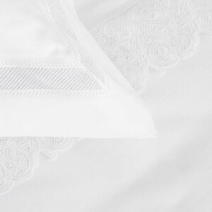 Спален комплект Ornate Medallion Lace White 260x240