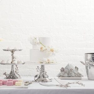 Дъска за сирена и нож White Orchid Small